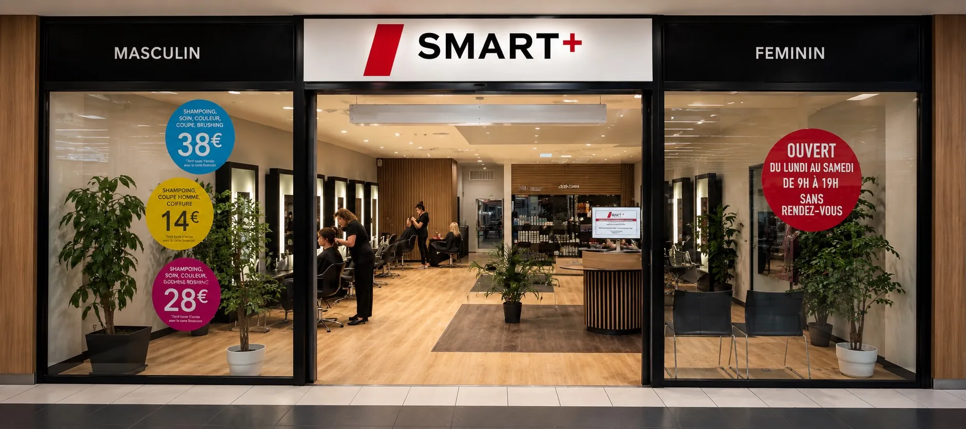 Salon de coiffure Smart+ Enval